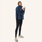 Dada Sport Ladies Urvoso Waterproof Riding Jacket in Baltic blue
