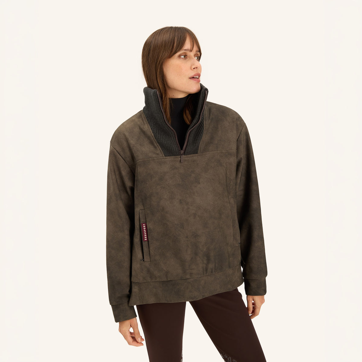 Dada Sport Ladies Urvoso Waterproof Riding Jacket in oxyde green