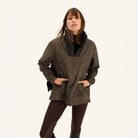 Dada Sport Ladies Urvoso Waterproof Riding Jacket in oxyde green