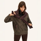 Dada Sport Ladies Urvoso Waterproof Riding Jacket in oxyde green