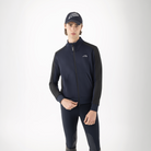 Equiline men's Celfa full zip sweatshirt featuring a casual design, with a high collar and zip closure, suitable for everyday wear.