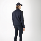 Back view of Equiline men's Celfa full zip sweatshirt in casual style, featuring a comfortable fit and sporty design.