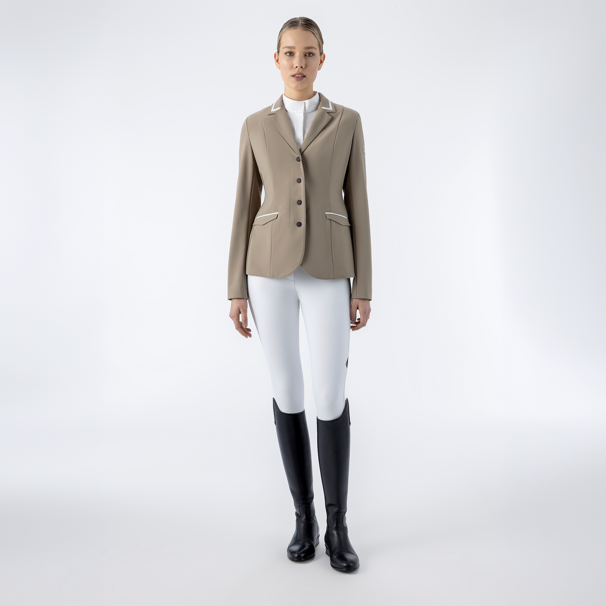 Equiline Ladies Ebony Air Vest Compatible Competition Jacket - Espayo Equestrian