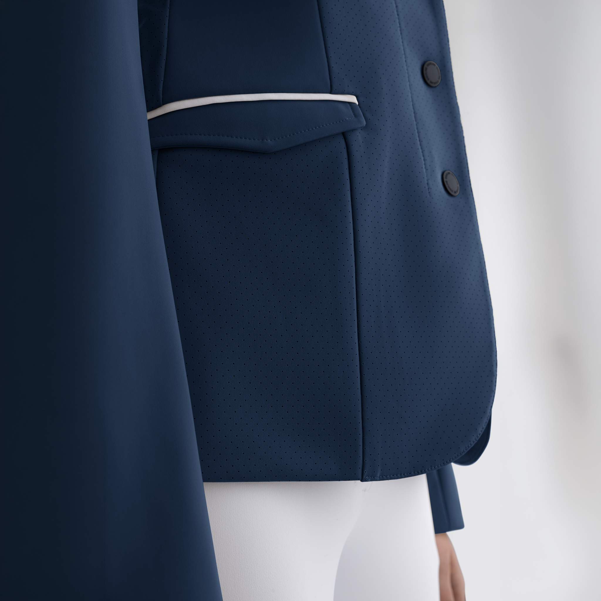 Equiline Ladies Ebony Air Vest Compatible Competition Jacket - Espayo Equestrian