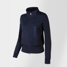 Equiline Ladies Glempa full-zip sweatshirt showing a casual zip-up hoodie with a high collar and relaxed fit.
