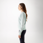 Equiline Ladies Carly crewneck sweater featuring a casual fit, soft fabric, and classic design for comfortable everyday wear.