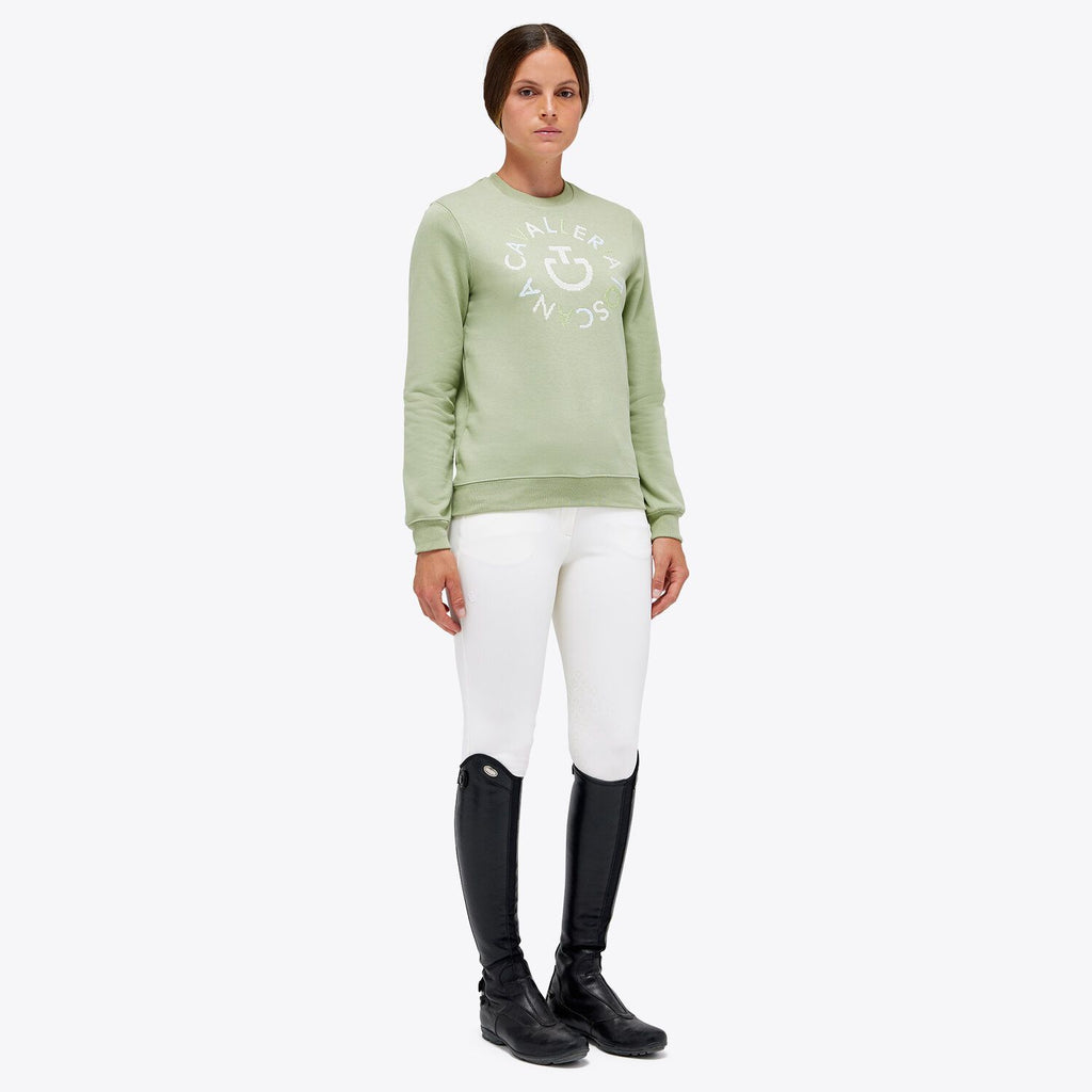 Cavalleria Toscana Ladies CT Pixel Crew Neck Sweatshirt - Espayo Equestrian