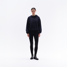 Trolle Ladies cool dot light bomber jacket in navy, casual style, with a lightweight design and button details.