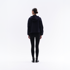 Trolle Ladies Cool Dot Light Bomber Jacket in navy, casual style with lightweight fabric and stylish dot pattern.