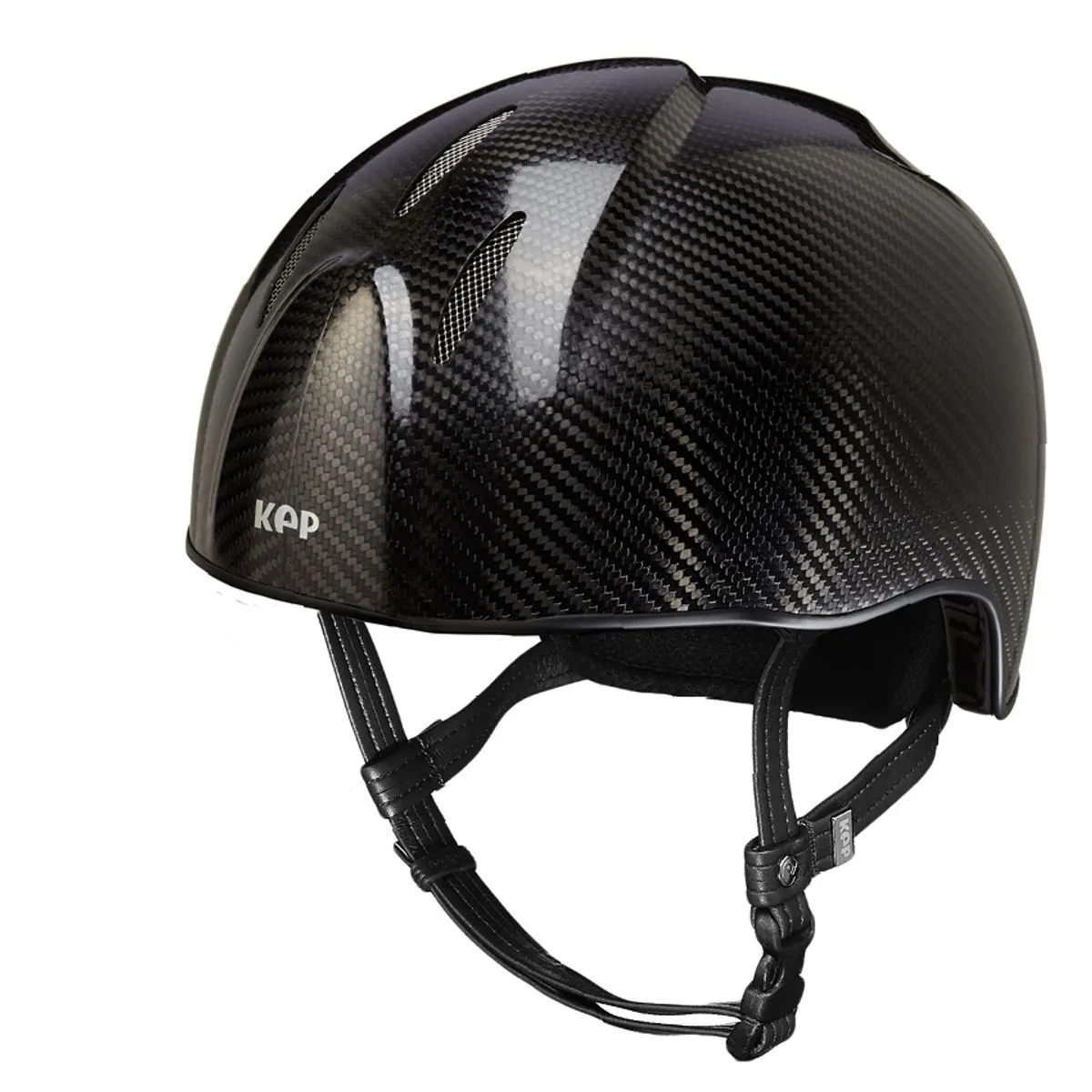 KEP Carbon Shine Jockey Riding Helmet - Espayo Equestrian