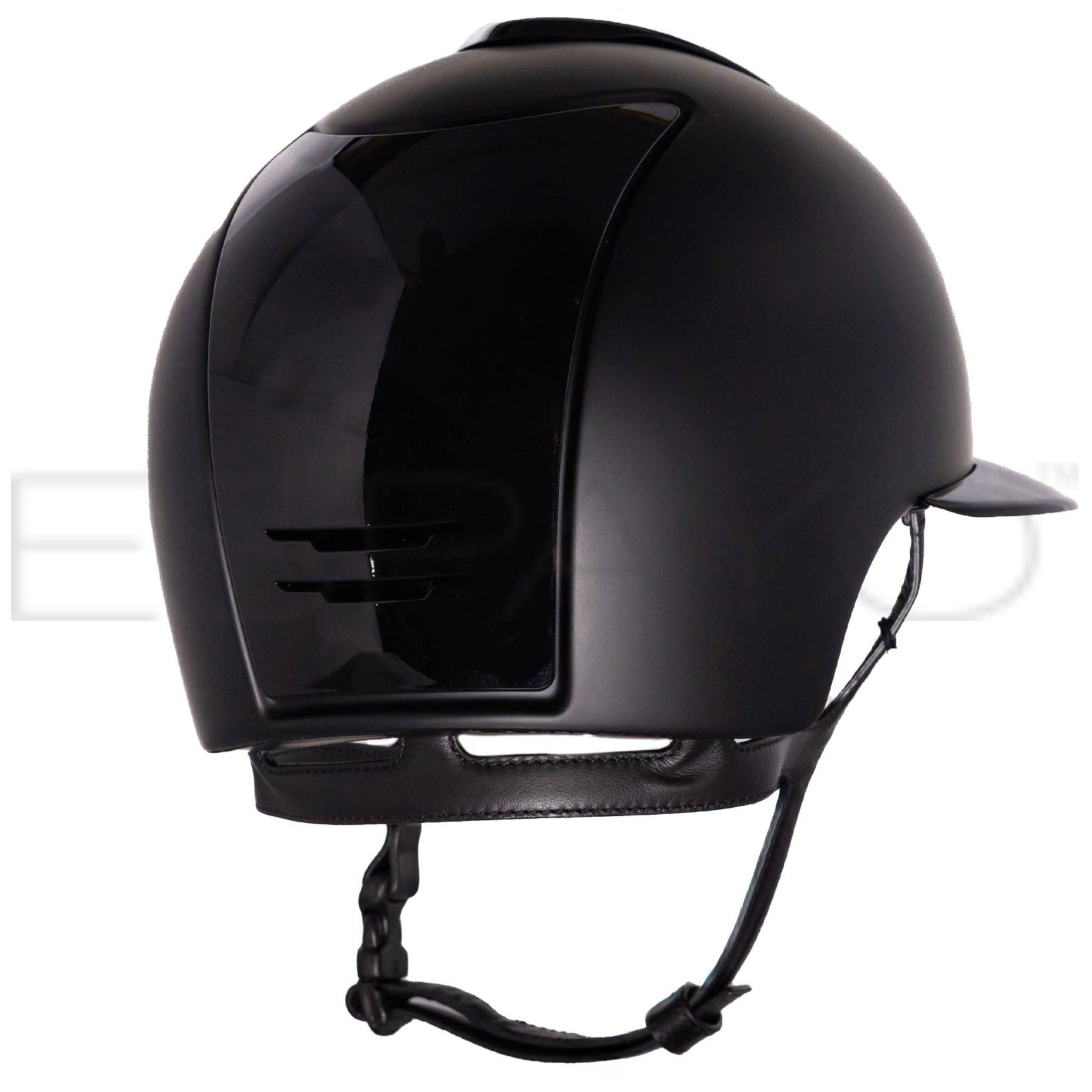 KEP Cromo 2.0 Textile Polo Riding Helmet, Polish - Front & Rear, Visor, Frame, Grid, Sub, Button, Metal Silver Shine Logo - Espayo Equestrian