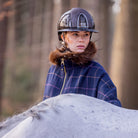 Kep Cromo 2.0 Polish Polo Verona riding helmet with sleek design and adjustable straps, shown on a mannequin.