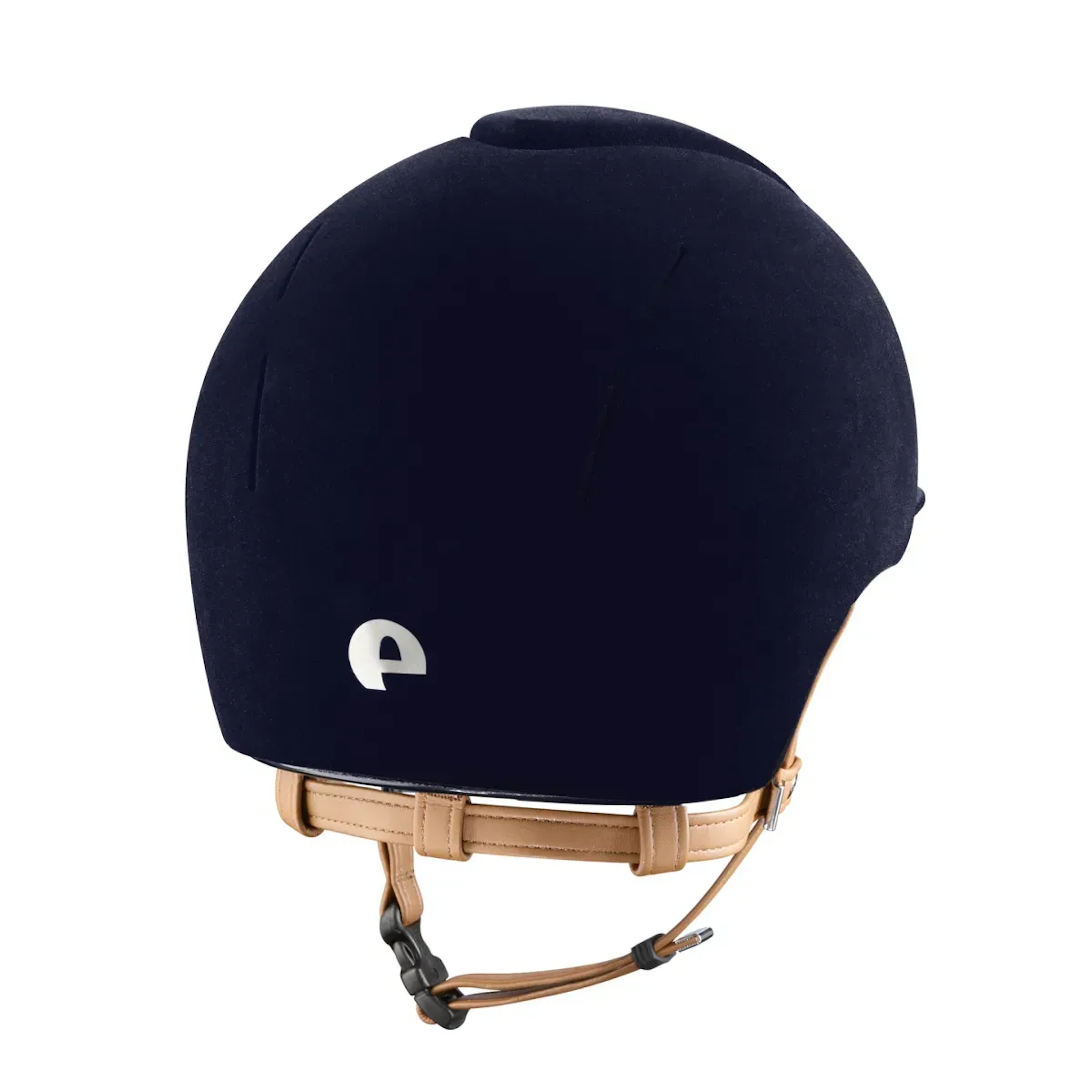 KEP Smart Nova Velvet Riding Helmet with Beige Chin Strap - Espayo Equestrian