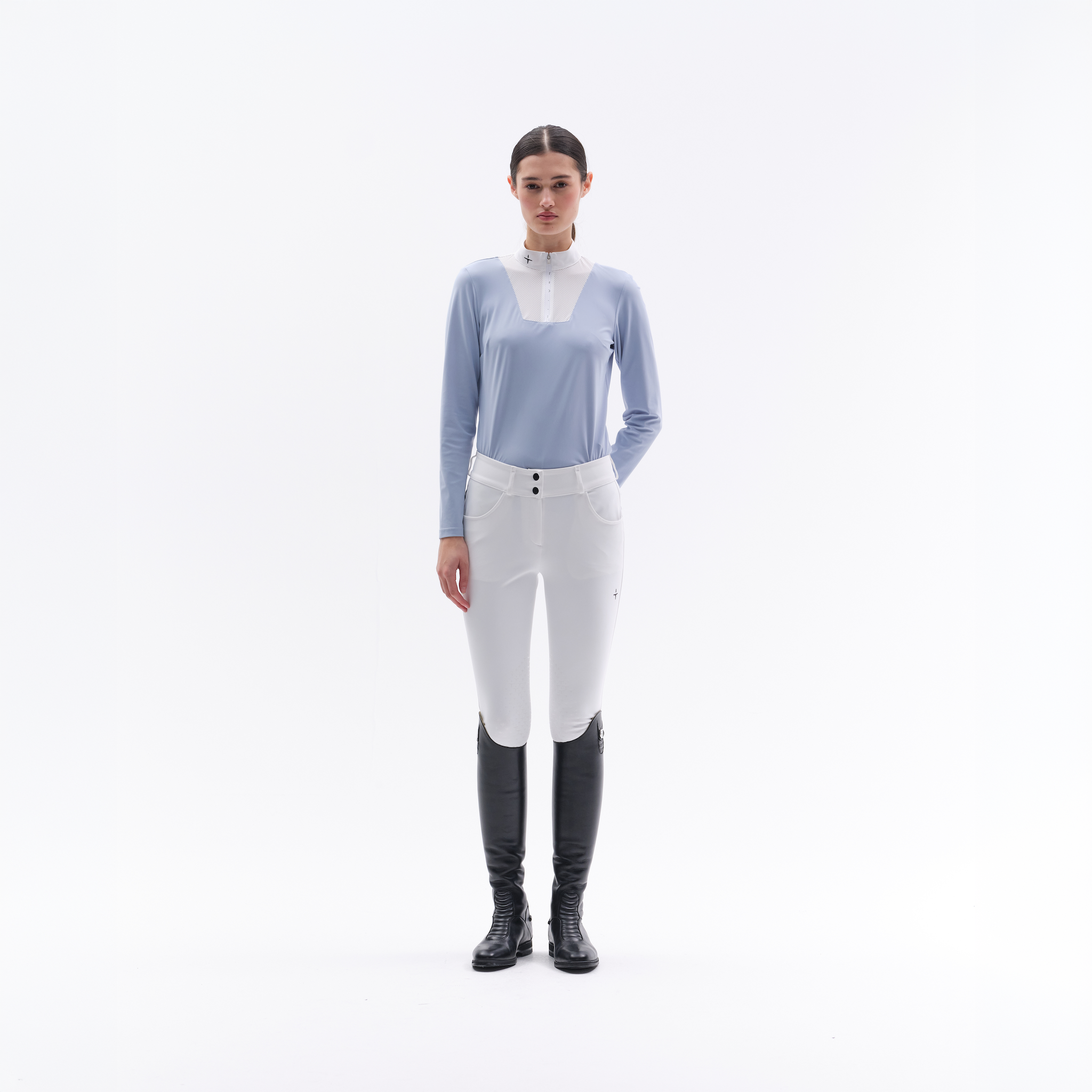 Trolle Ladies New Center Line Long Sleeve Show Shirt - Espayo Equestrian
