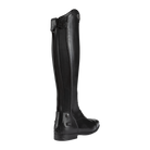Black Parlanti Miami Pro riding long boots with sleek design and sturdy soles, ideal for equestrian riding.