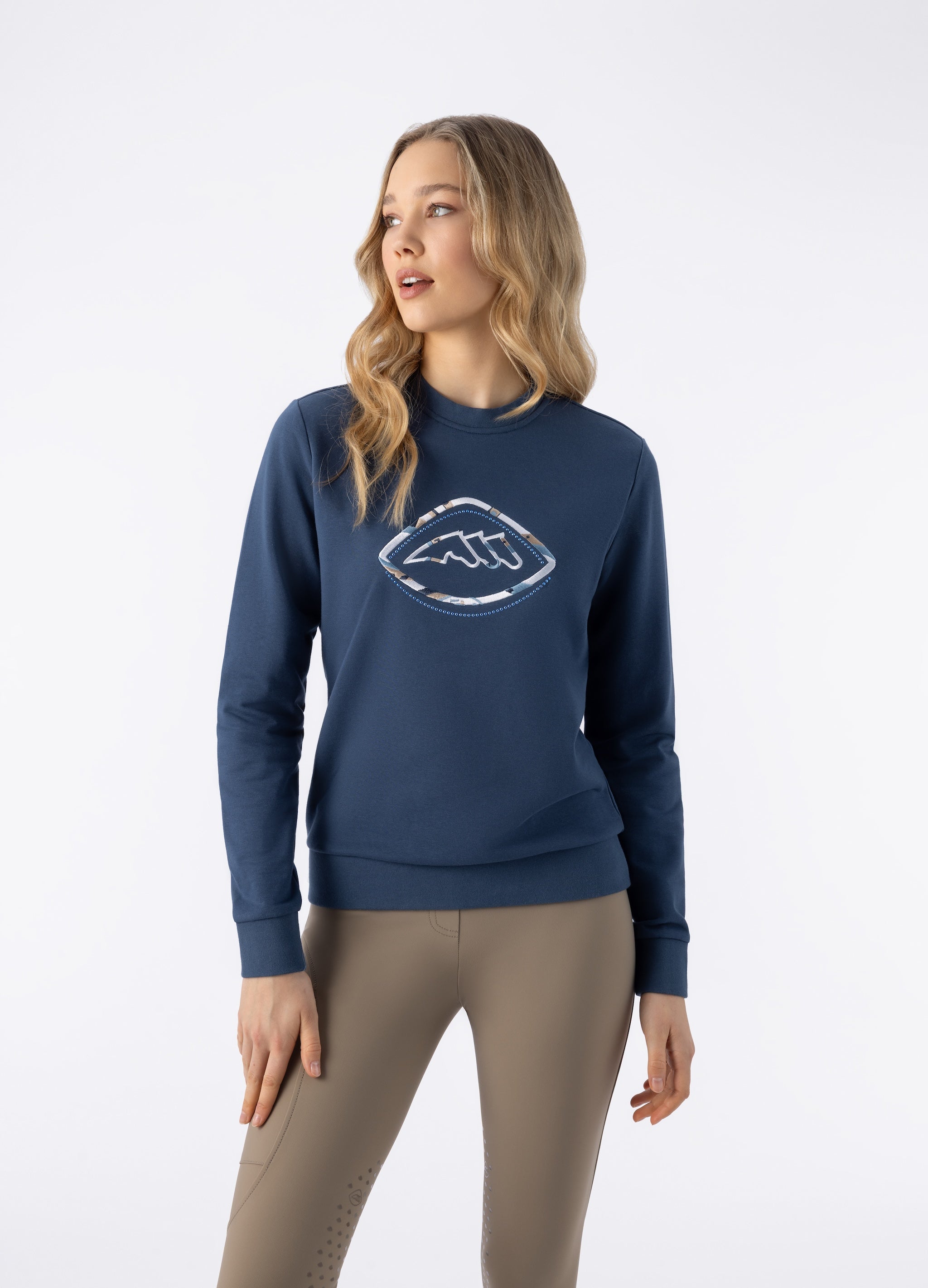 Equiline Ladies Eben Crewneck Sweater - Espayo Equestrian