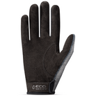 Black Roeckl Moyo 2 riding gloves with reinforced palms and adjustable wrist straps, designed for comfort and grip during riding.
