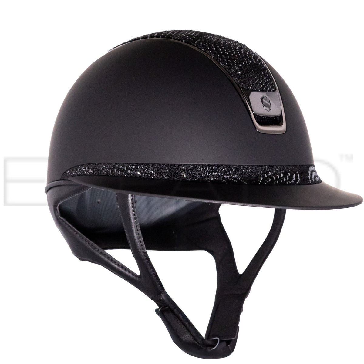 Samshield Miss Shield Shadowmatt 2.0 Riding Helmet Crystal Intarsia To ...