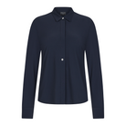 Navy Trolle Ladies casual piquet shirt, a stylish women's polo top made of breathable fabric with a classic fit.
