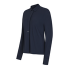 Navy Trolle Ladies casual piquet shirt, a stylish women's polo top with a classic fit and short sleeves.