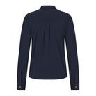 Navy Trolle Ladies casual piquet shirt, a stylish women's polo top with a classic fit and short sleeves.