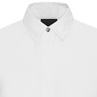 White Trolle Ladies casual piquet shirt, a comfortable polo-style top with short sleeves and a classic fit.