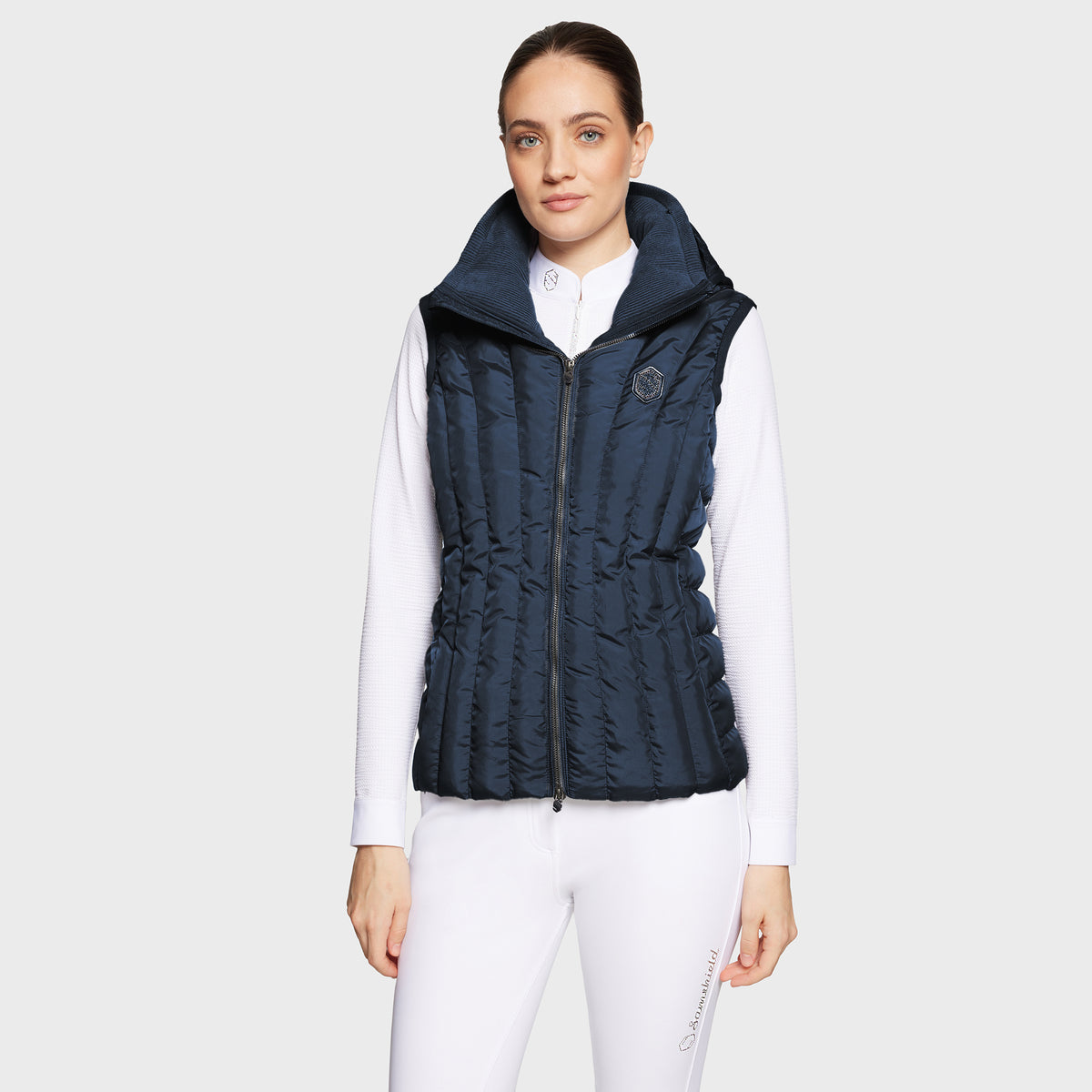 Gilet Imperméable Léger Samshield Femme - Bleu Foncé à Carreaux, Occasion - Fabriqué En France