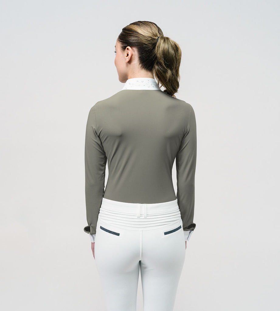 Samshield Ladies Julia Crystal Long Sleeve Shirt - Espayo Equestrian