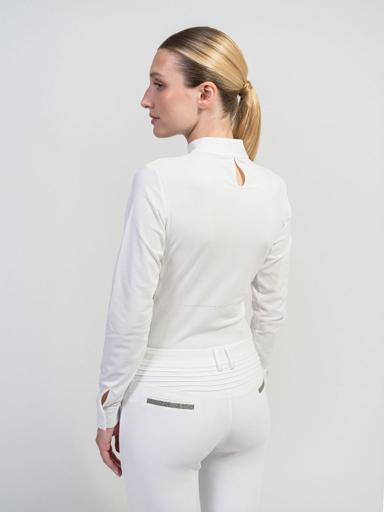 Samshield Ladies Loise Crystal Long Sleeve Shirt - Espayo Equestrian