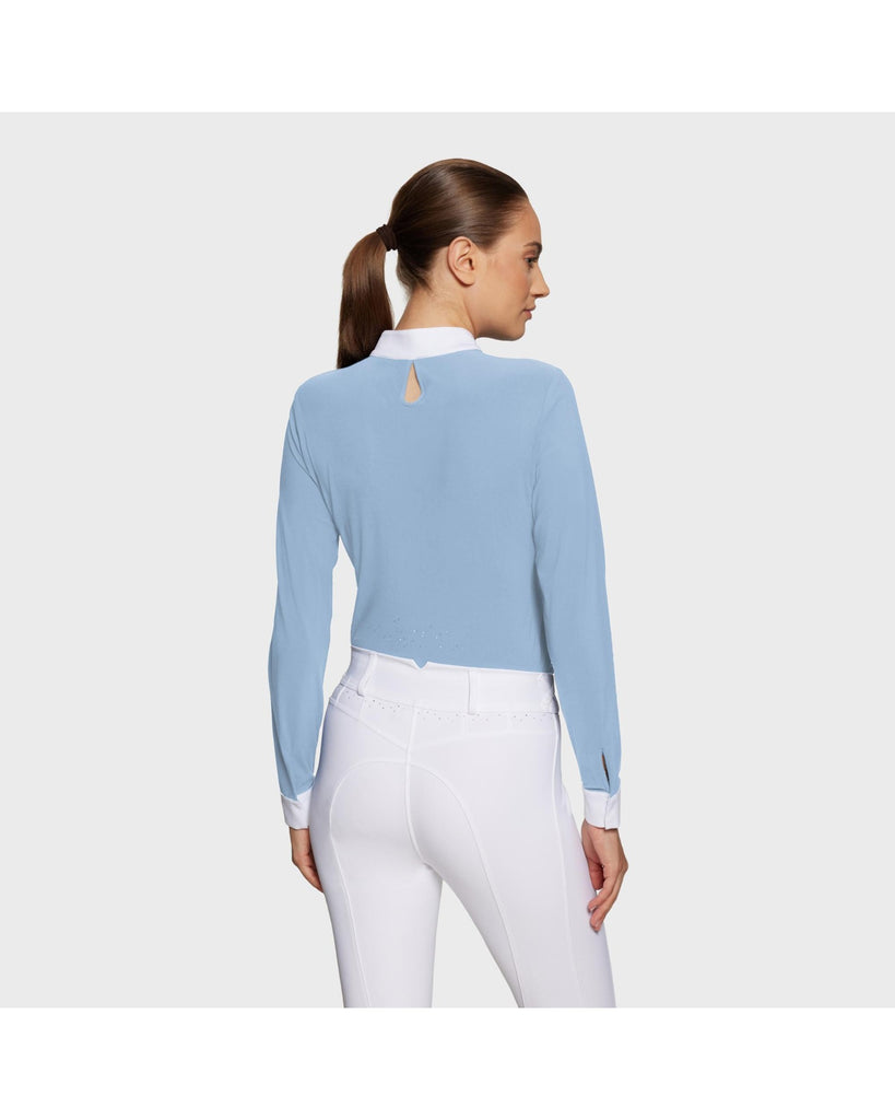 Samshield Ladies Louison Crystal Long Sleeve Shirt - Espayo Equestrian