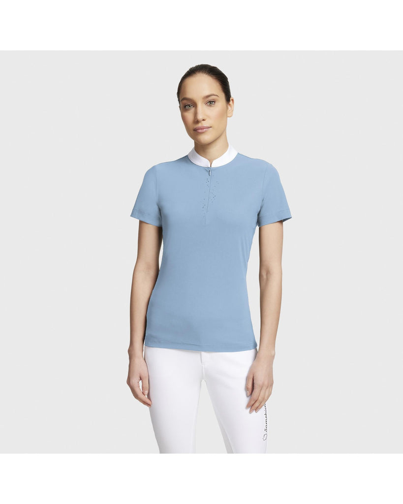 Samshield Ladies Louison Crystal Short Sleeve Shirt - Espayo Equestrian