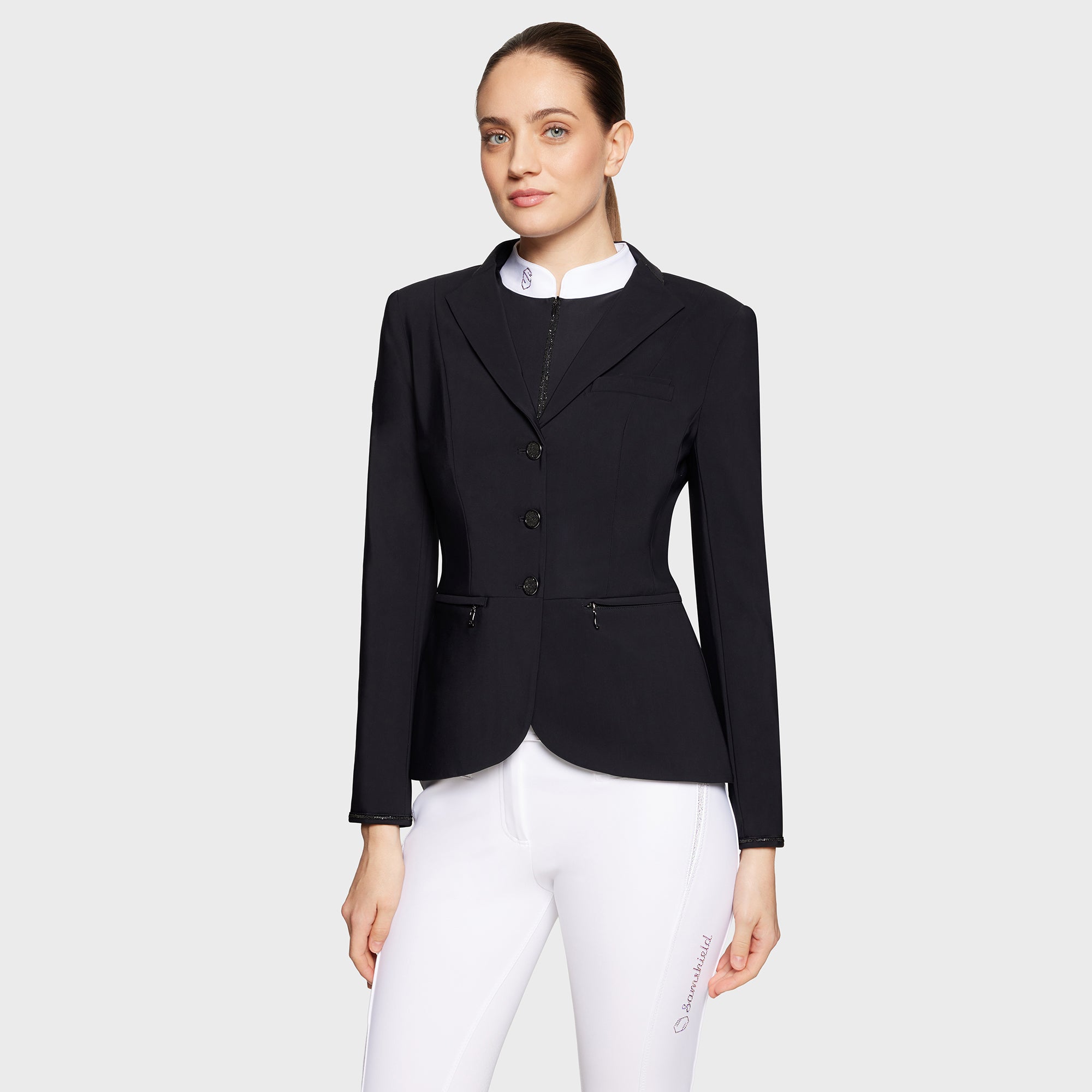 ジャケット・アウター SHUSHU/TONG bow crystal suit jackect Shushu/Tong Bow Suit Jacket - Black | Garmentory