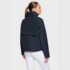 Samshield Ladies SS26 Lina waterproof rain coat in navy, showcasing a casual jacket with a hood and functional design.