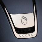 Samshield Shadowmatt 2.0 Riding Helmet, Black Chrome Trim & Blazon, 5x Crystals - Espayo Equestrian