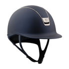 Samshield Shadowmatt 2.0 Riding Helmet, Black Chrome Trim & Blazon, 330x Crystals - Espayo Equestrian