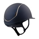 Samshield Shadowmatt 2.0 Riding Helmet, Black Chrome Trim & Blazon, 330x Crystals - Espayo Equestrian