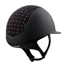 Samshield Shadowmatt 2.0 Riding Helmet, Royal Flower Top, Matt Trim, Black Chrome Blazon - Espayo Equestrian