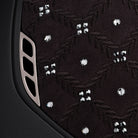 Samshield Shadowmatt 2.0 Riding Helmet, Royal Flower Top, Matt Trim, Black Chrome Blazon - Espayo Equestrian