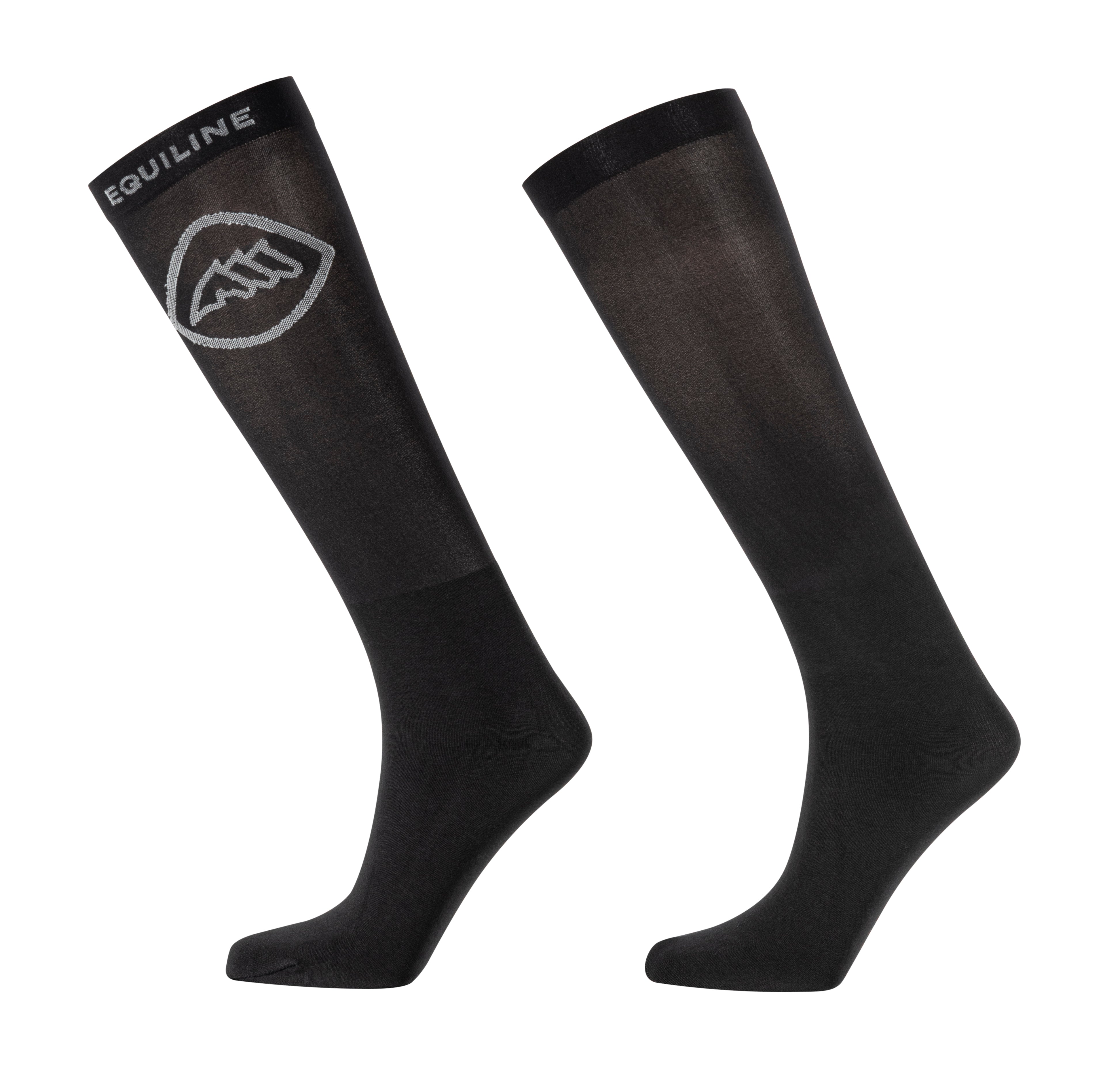 Equiline Equline Cadro unisex riding socks in a pack of three, featuring comfortable, durable fabric for equestrian activities.