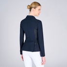 Vestrum ladies Barcellona show jacket in navy, featuring tailored fit and stylish design, displayed from the back view.