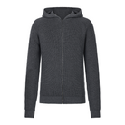 Grey Trolle unisex merino full zip sweater for men, casual jumper with a comfortable fit and full front zipper.