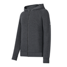 Grey Trolle unisex Merino full zip sweater, men's casual jumper featuring a comfortable fit and soft wool material.