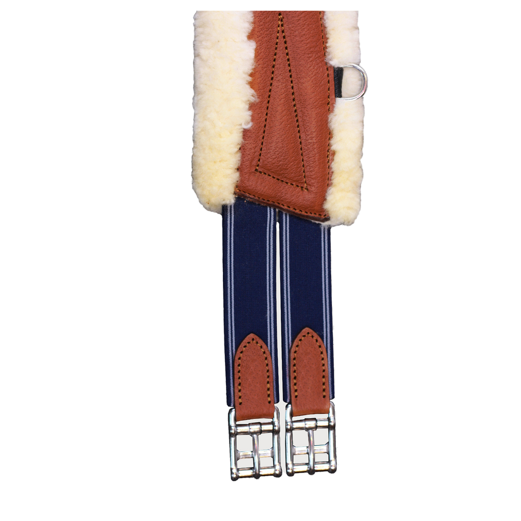 Bruno Delgrange Stud Girth With Sheepskin - Espayo Equestrian