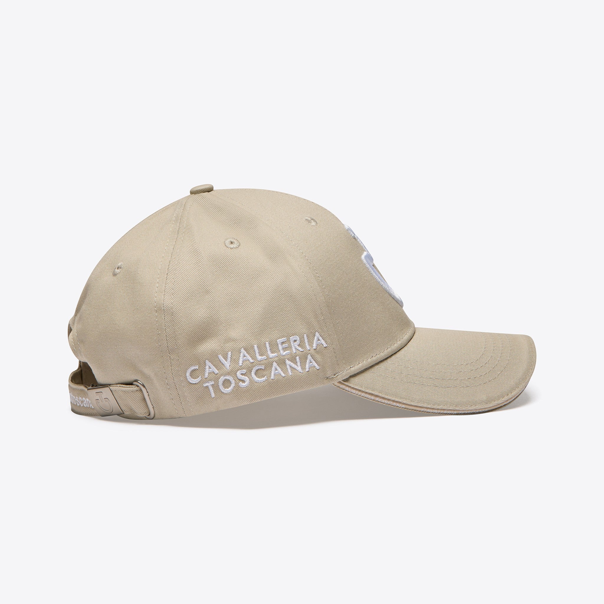 Cavalleria Toscana Unisex CT Cap – Rainy Day/White