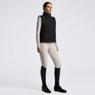 Cavalleria Toscana Ladies Fleece & Nylon Zip Up Vest – Black