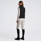 Cavalleria Toscana Ladies Fleece & Nylon Zip Up Vest – Black