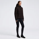 Cavalleria Toscana Ladies Hooded Down Jacket – Espresso