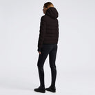Cavalleria Toscana Ladies Hooded Down Jacket – Espresso