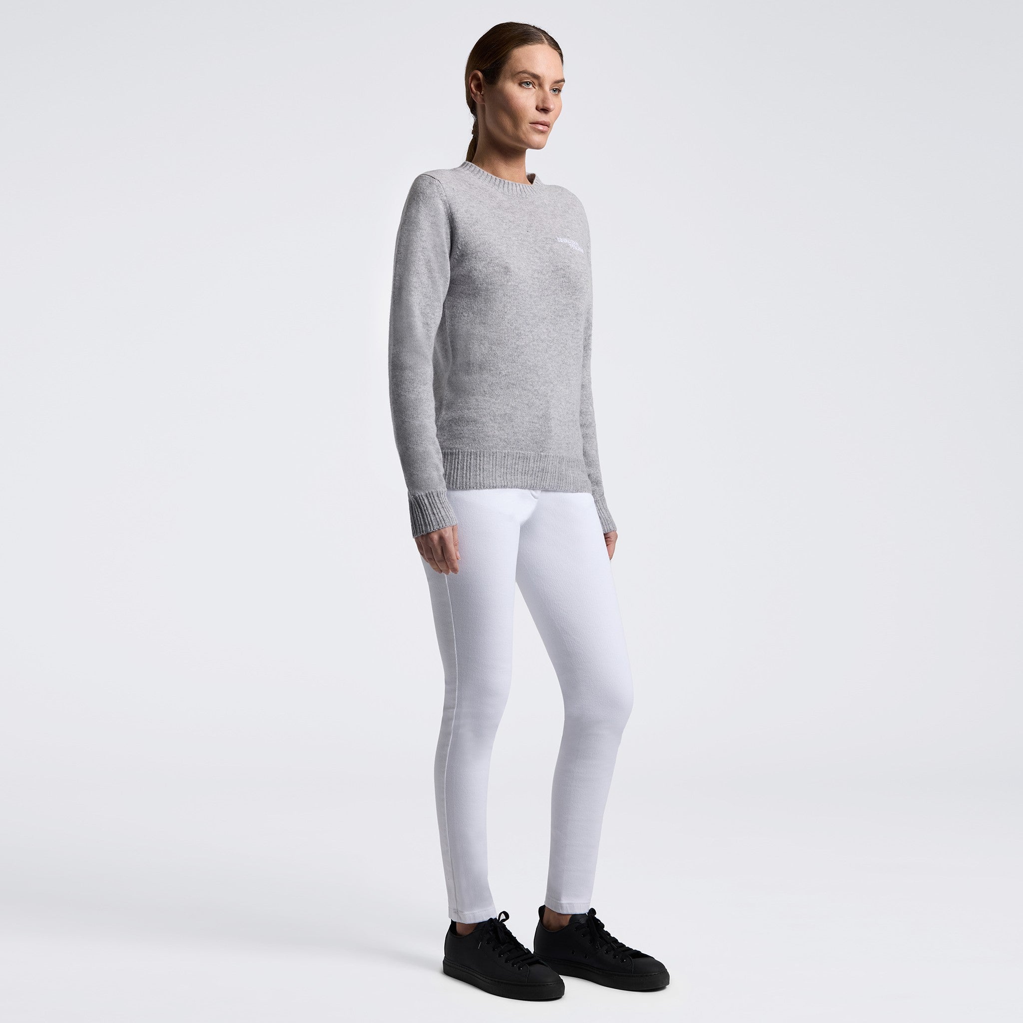 Cavalleria Toscana Ladies Pure Wool Crew Neck Sweater – Windward Blue