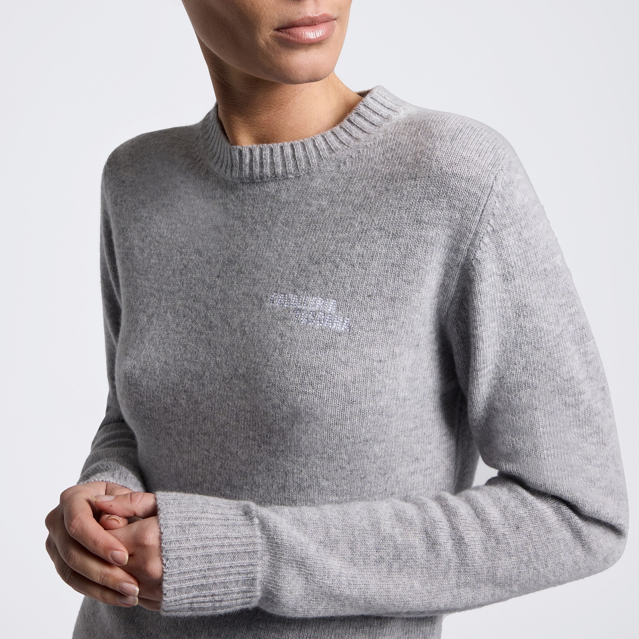 Cavalleria Toscana Ladies Pure Wool Crew Neck Sweater – Windward Blue